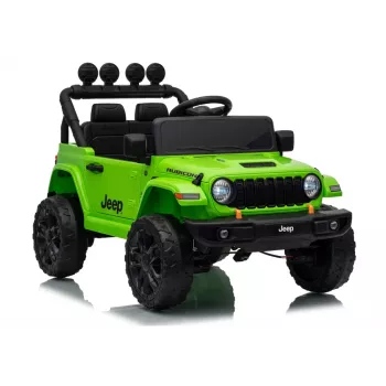 LEAN CARS Jeep Rubicon DK-JWR558 24V Verde Vehículo a batería para montar