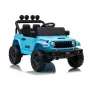 LEAN CARS Jeep Rubicon DK-JWR558 24V Azul claro Vehículo infantil a batería con mando a distancia para padres