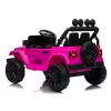 LEAN CARS Jeep Rubicon DK-JWR558 24V Rosa Vehículo montable a batería