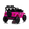 LEAN CARS Jeep Rubicon DK-JWR558 24V Rosa Vehículo montable a batería