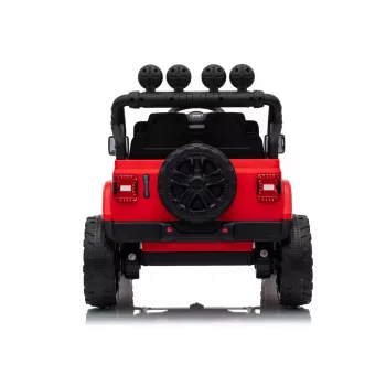 LEAN CARS Jeep Rubicon DK-JWR558 24V vehículo eléctrico infantil rojo