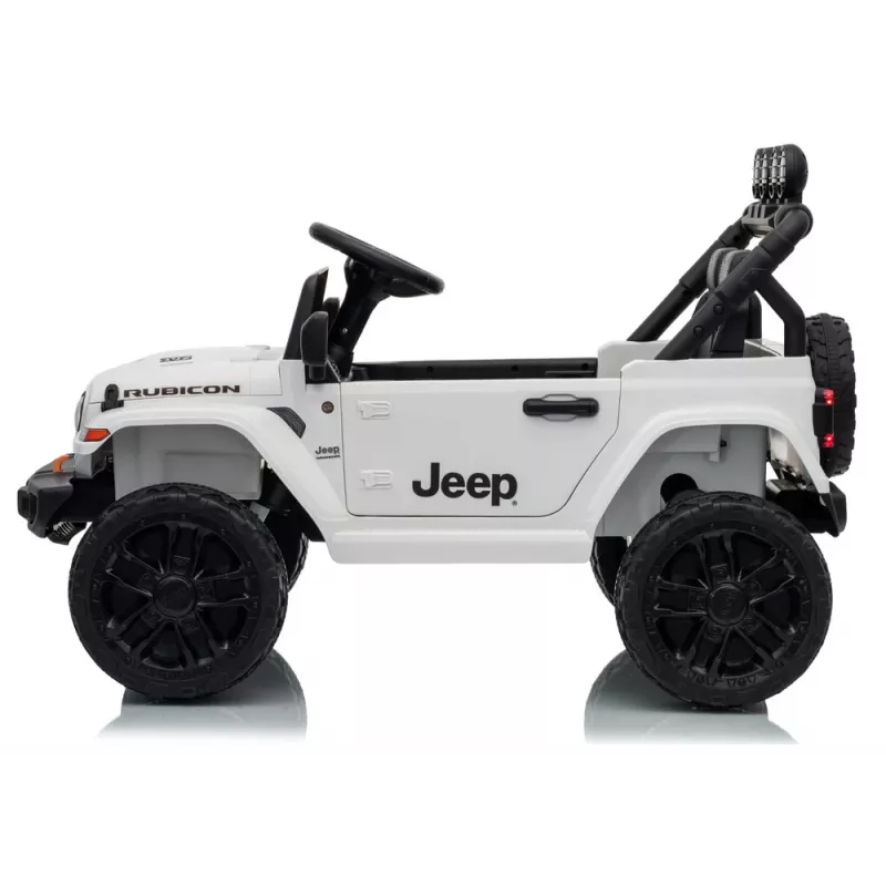 Vehículo infantil eléctrico LEAN CARS Jeep Rubicon DK-JWR558 24V Blanco