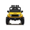 LEAN CARS Jeep Rubicon DK-JWR558 24V vehículo infantil a batería amarillo con mando a distancia