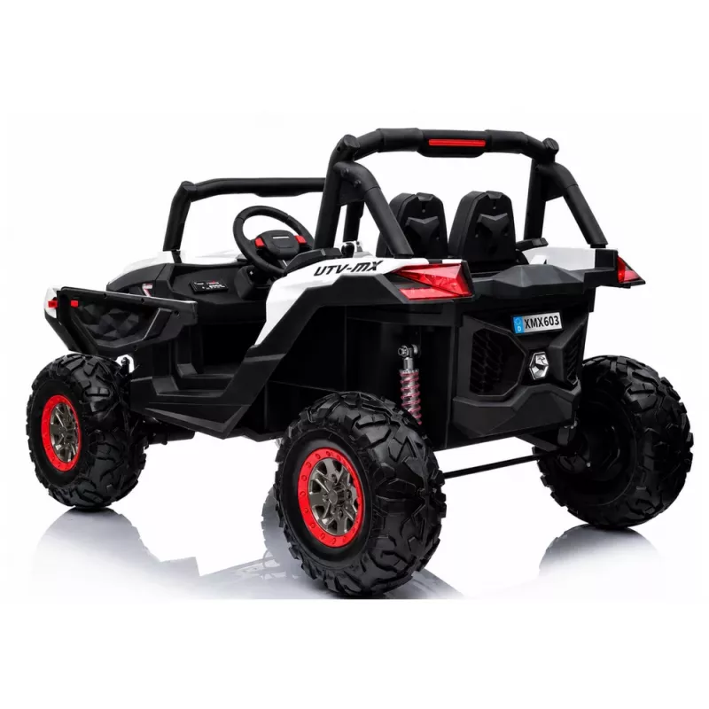 LEAN CARS Jeep XMX Blanco - Coche eléctrico para niños