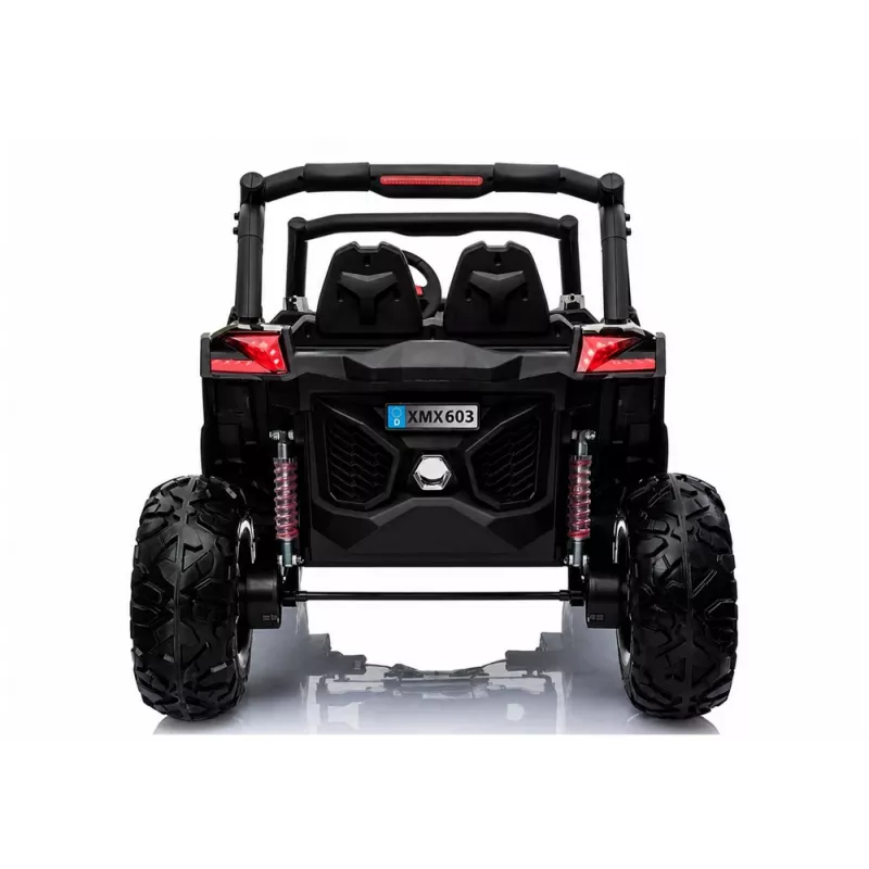 LEAN CARS Jeep XMX603 Coche eléctrico para niños - Negro con MP4