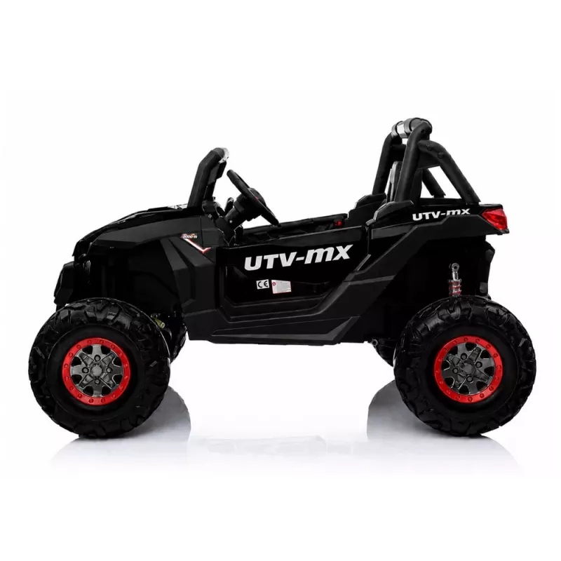 LEAN CARS Jeep XMX603 Coche eléctrico para niños - Negro con MP4
