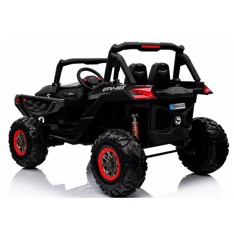 LEAN CARS Jeep XMX603 Coche eléctrico para niños - Negro con MP4