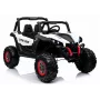 LEAN CARS Jeep XMX603 Coche eléctrico para niños - Blanco con MP4