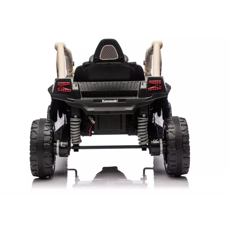 LEAN CARS Kawasaki JS330 coche a batería 24V 5Ah negro y beige