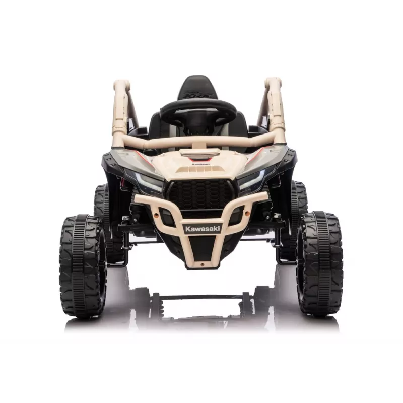 LEAN CARS Kawasaki JS330 coche a batería 24V 5Ah negro y beige