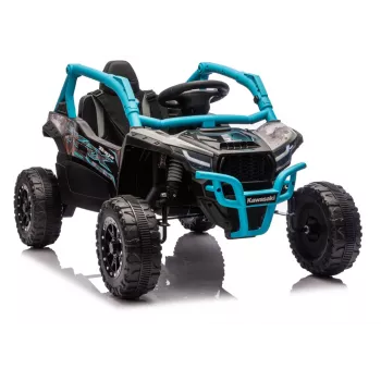LEAN CARS Kawasaki JS330 24V 5Ah Coche a batería negro y azul