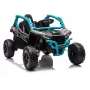 LEAN CARS Kawasaki JS330 24V 5Ah Coche a batería negro y azul