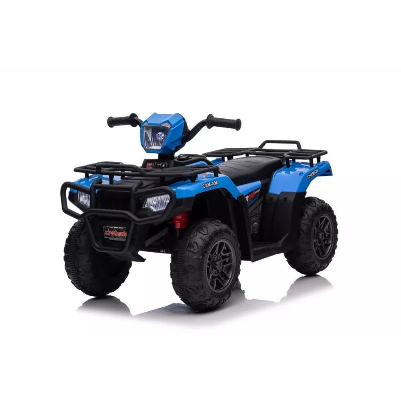LEAN CARS Quad eléctrico infantil JC915 Azul – 12V, 2x35W, ruedas EVA