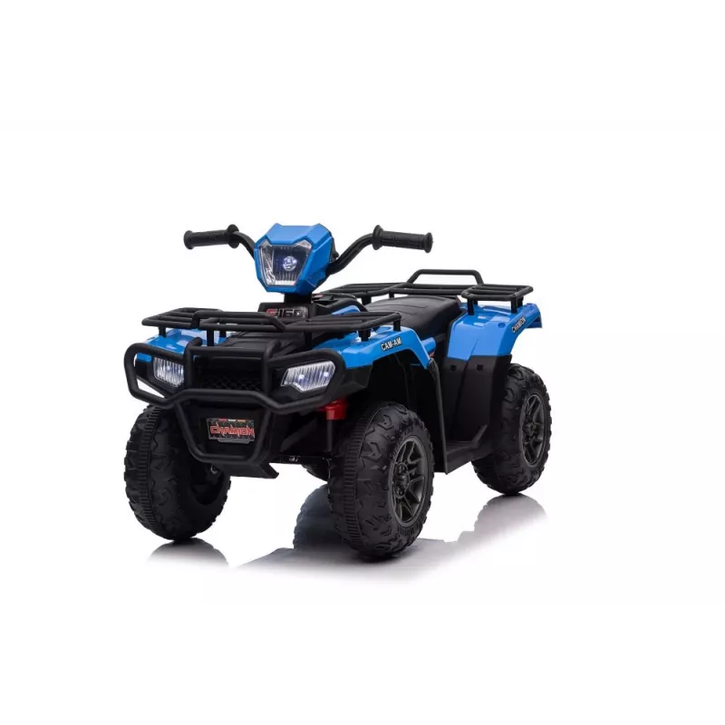 LEAN CARS Quad eléctrico infantil JC915 Azul – 12V, 2x35W, ruedas EVA