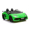 LEAN CARS Lamborghini Aventador SX2028 Coche eléctrico para niños, verde