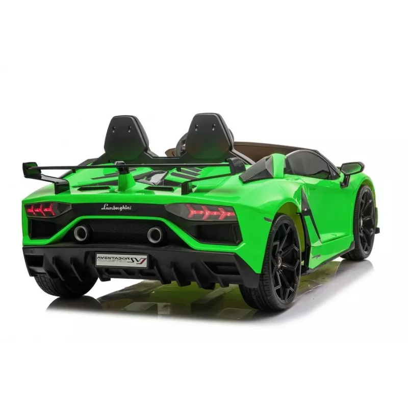 LEAN CARS Lamborghini Aventador SX2028 Coche eléctrico para niños, verde