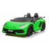 LEAN CARS Lamborghini Aventador SX2028 Coche eléctrico para niños, verde