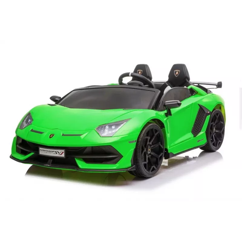 LEAN CARS Lamborghini Aventador SX2028 Coche eléctrico para niños, verde