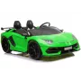 LEAN CARS Lamborghini Aventador SX2028 Coche eléctrico para niños, verde