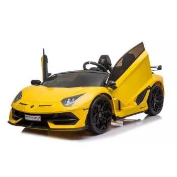 Coche eléctrico infantil LEAN CARS Lamborghini Aventador SX2028, amarillo