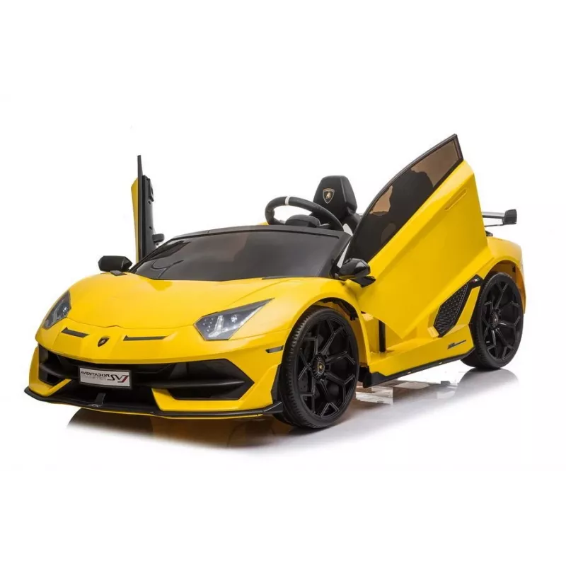 Coche eléctrico infantil LEAN CARS Lamborghini Aventador SX2028, amarillo