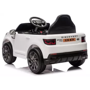 LEAN CARS Land Rover Discovery DLS-K06 vehículo de batería blanco