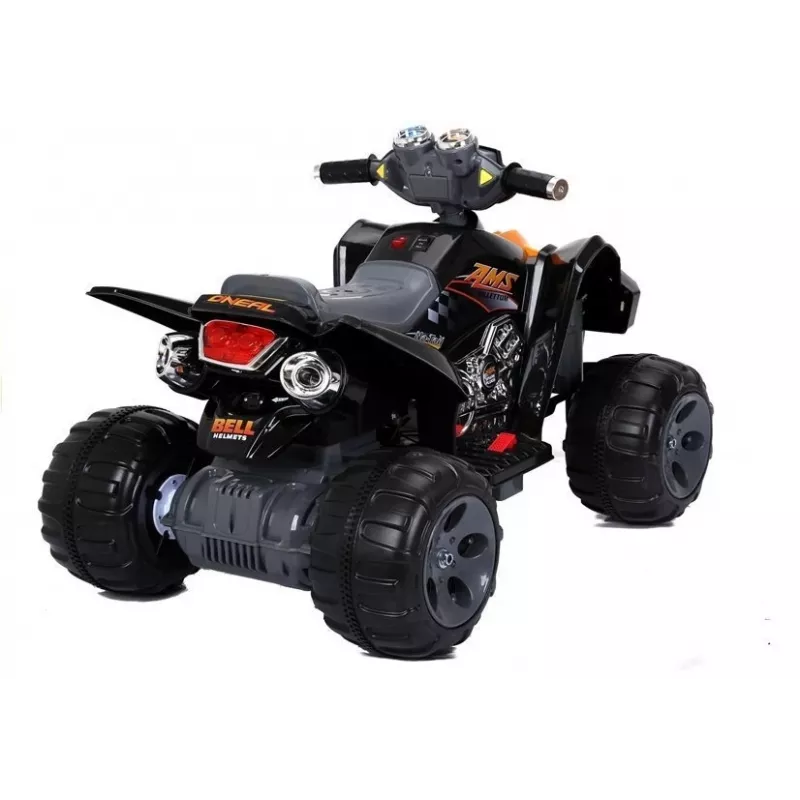 LEAN CARS Medium Quad Black - Vehículo eléctrico para niños
