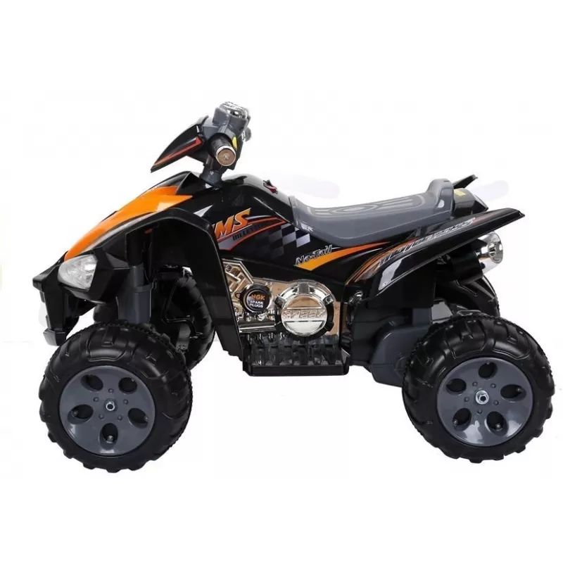 LEAN CARS Medium Quad Black - Vehículo eléctrico para niños
