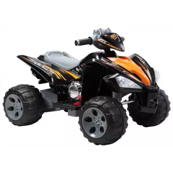 LEAN CARS Medium Quad Black - Vehículo eléctrico para niños