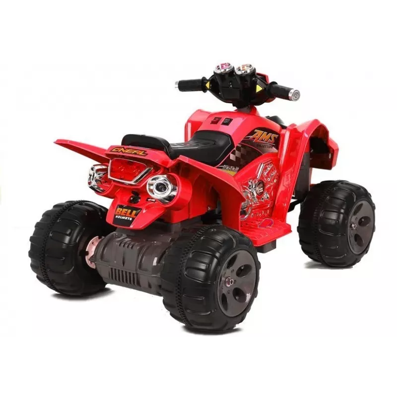 LEAN CARS Medium Quad Red - Quad eléctrico para niños