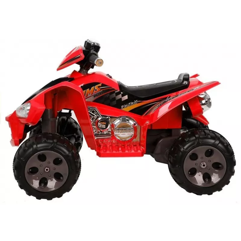 LEAN CARS Medium Quad Red - Quad eléctrico para niños