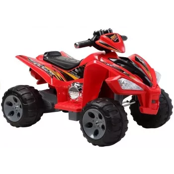 LEAN CARS Medium Quad Red - Quad eléctrico para niños