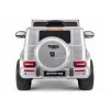 LEAN CARS Coche de batería Mercedes AMG G 63 plateado pintado