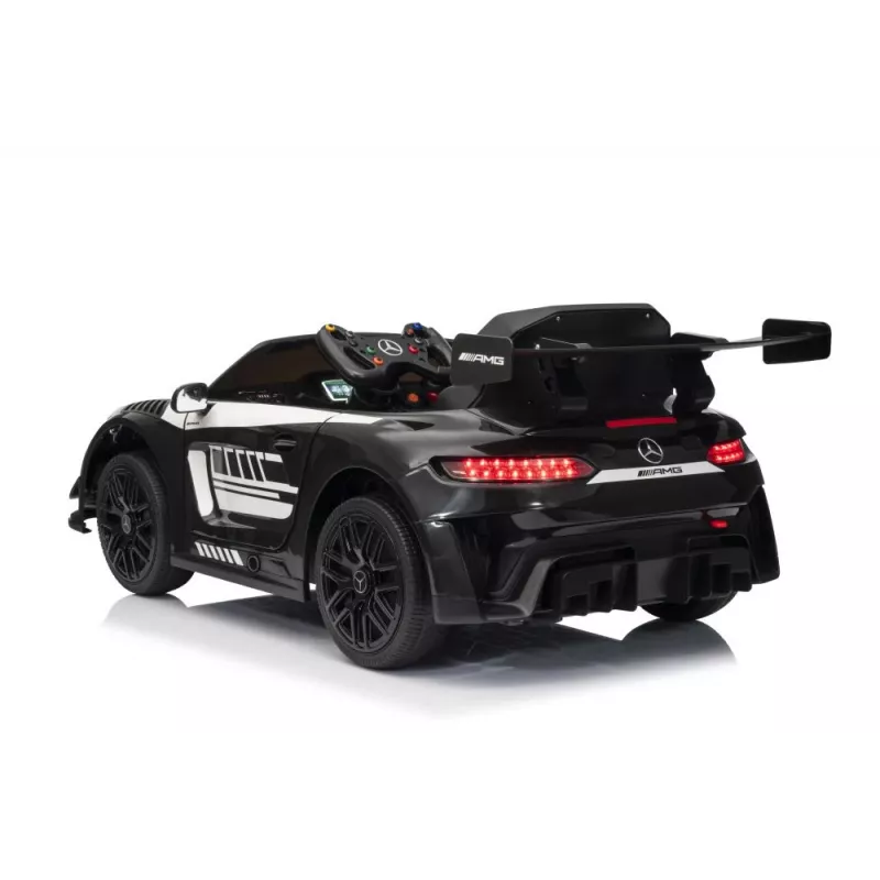 LEAN CARS Coche de batería Mercedes AMG GT3 negro