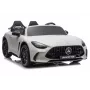 LEAN CARS Mercedes-AMG GT63 24V blanco vehículo montable a batería
