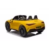 LEAN CARS Coche de batería Mercedes AMG SL63, amarillo lacado