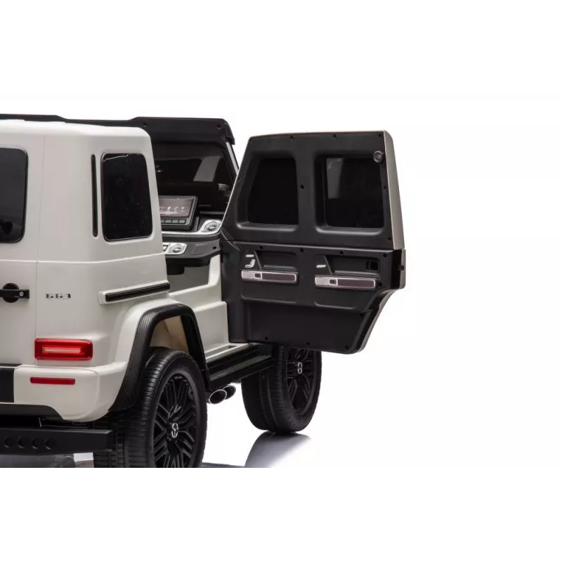 LEAN CARS Coche de batería Mercedes G63 XXL 24V blanco