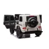 LEAN CARS Coche de batería Mercedes G63 XXL 24V blanco