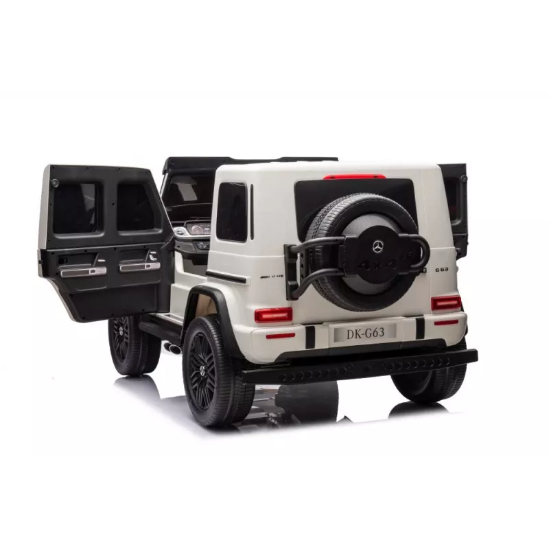 LEAN CARS Coche de batería Mercedes G63 XXL 24V blanco