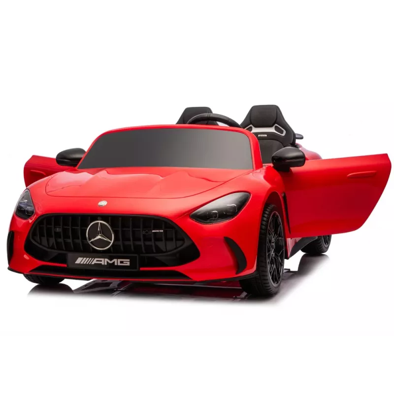 LEAN CARS Coche de batería Mercedes GT63 AMG DK-GT63 24V LCD rojo