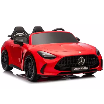 LEAN CARS Coche de batería Mercedes GT63 AMG DK-GT63 24V LCD rojo