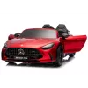 LEAN CARS Coche de batería Mercedes GT63 AMG DK-GT63 24V LCD rojo