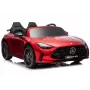 LEAN CARS Coche de batería Mercedes GT63 AMG DK-GT63 24V LCD rojo