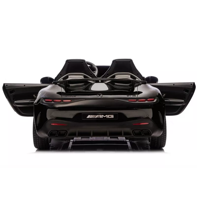 LEAN CARS Coche de batería Mercedes GT63 AMG DK-GT63 24V LCD negro pintado