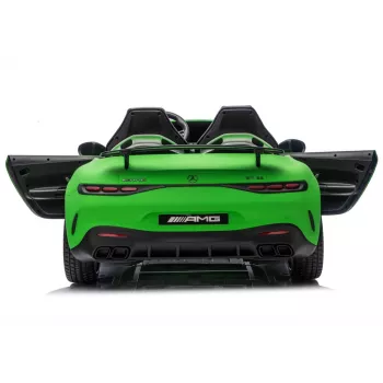 LEAN CARS Coche de batería Mercedes GT63 AMG DK-GT63 24V LCD verde mate