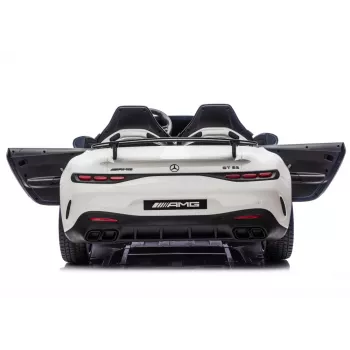 LEAN CARS Coche de batería Mercedes GT63 AMG DK-GT63 24V LCD blanco