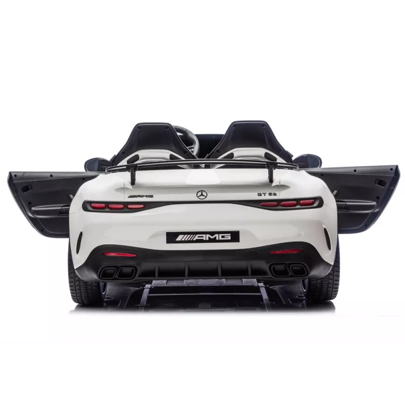 LEAN CARS Coche de batería Mercedes GT63 AMG DK-GT63 24V LCD blanco