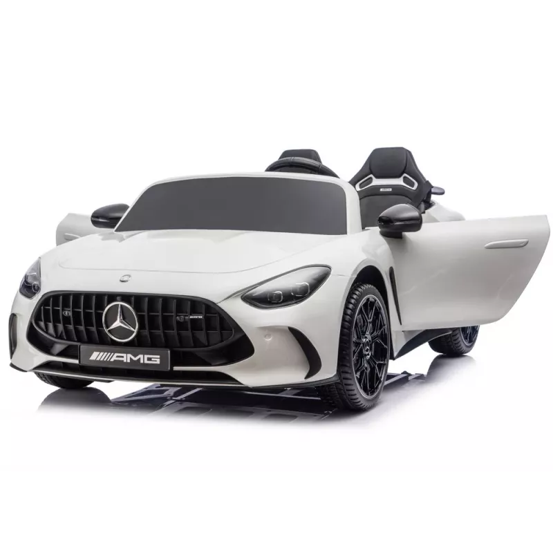 LEAN CARS Coche de batería Mercedes GT63 AMG DK-GT63 24V LCD blanco