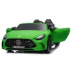 LEAN CARS Coche de batería Mercedes GT63 AMG DKGT63 24V motor silencioso verde mate