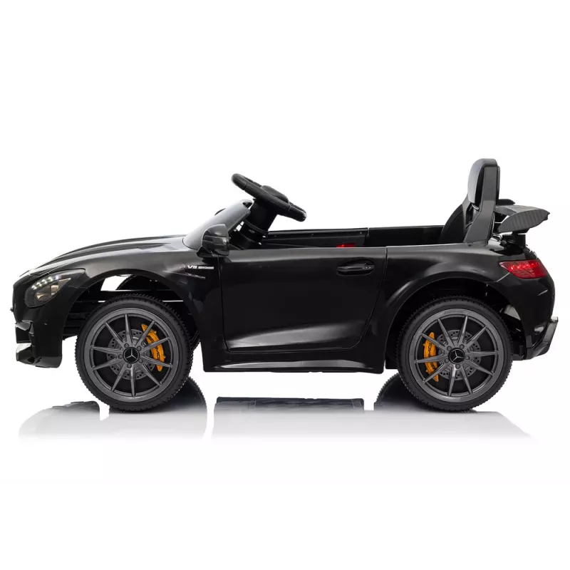 LEAN CARS Coche de batería Mercedes GTR negro